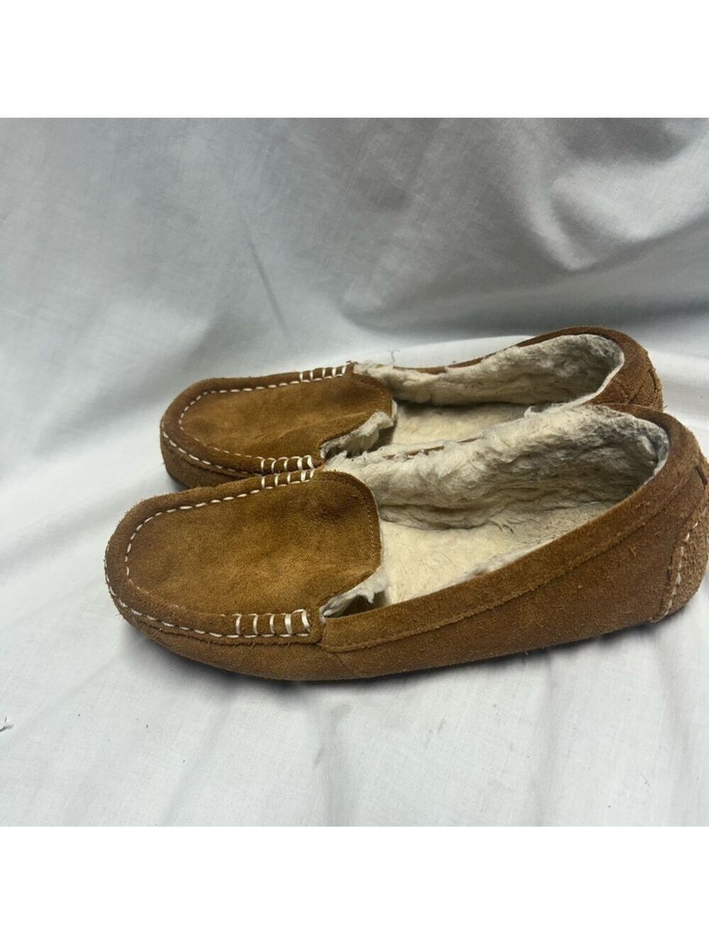 Koolaburra by Ugg Women's US 7 UK 5 Brown Suede Slip On Moccasin Slippers - Picture 6 of 9